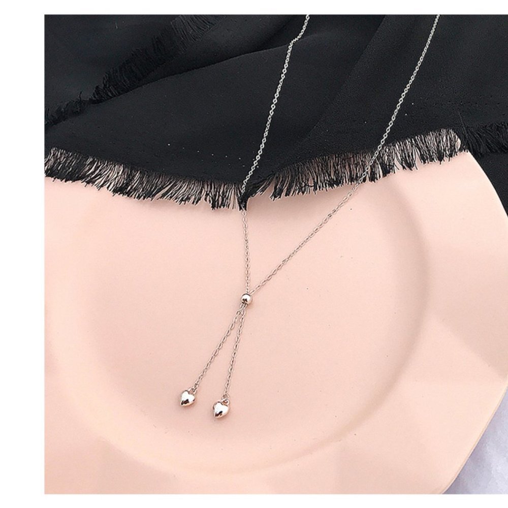 NEW 925 Sterling Silver Adjustable Bead Necklace - Picture 3 of 8